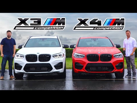 2020 BMW X3M Competition vs X4M Competition // The New M Engine - Track And Road Test