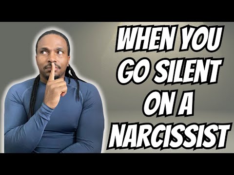 What your SILENCE does to a Narcissist