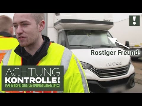 Polizei hält "ROSTIGEN Freund" an! 👮 Ist dieser LKW in SCHLECHTEM Zustand? | Achtung Kontrolle