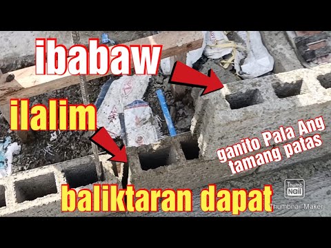 TAMANG pag salansan/pagpapatas Ng hollowblocks baliktaran dapat dagdag kaalaman na Naman mga boss