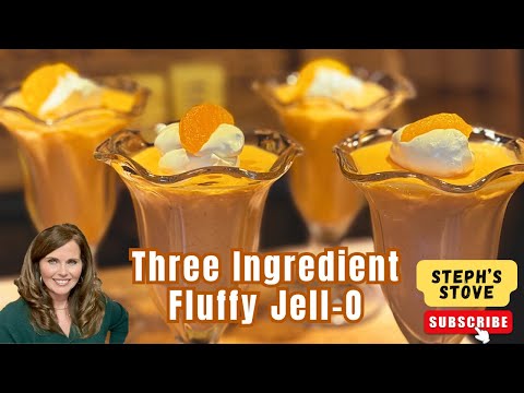 Three Ingredient Fluffy Jell-O | Sugar-Free, High-Protein Dessert - Steph’s Stove