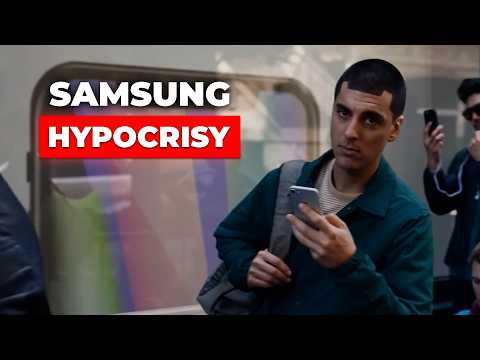 When Samsung MOCKED Apple and THEN DID the SAME