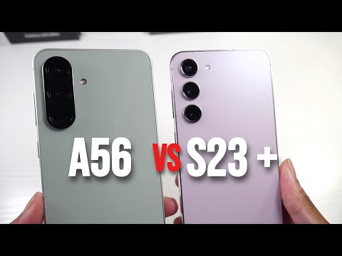 Samsung Galaxy S23 Plus VS Samsung Galaxy A56 (Camera Comparison, PUBG & Display & Speed)