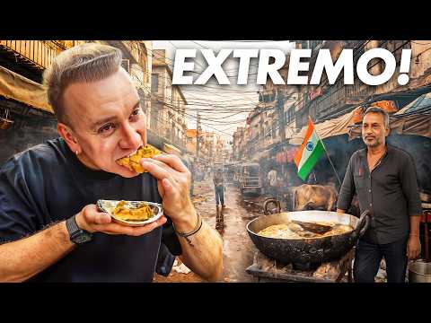 PROBANDO COMIDA CALLEJERA EN LA INDIA - ¡Casi me enfermo!