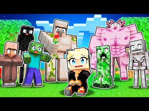 Surviving 1000 Hours as EVERY MOB in Minecraft