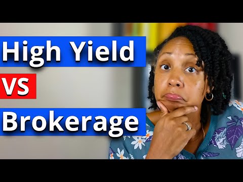 High Yield Savings Accounts vs Brokerage Accounts: Where Should Your Money Go?