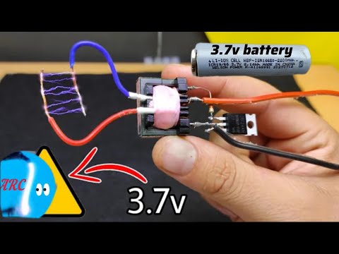 how to make plasma arc lighter ||make high voltage generator