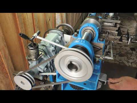 Torno mecânico finalizado