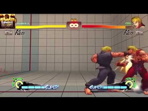 Ultra Street Fighter 4 Ken Combo Video