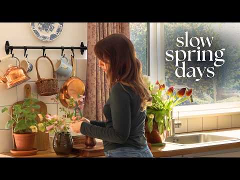 A Slow Spring Refresh at Home 🌿 (thrifted finds & handmade touches)