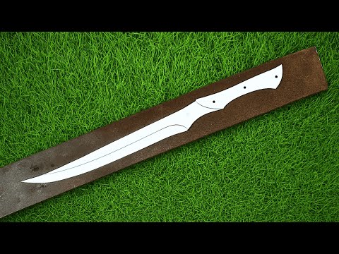 From Rusted Scrap to Legolas-Worthy Elven Knife (LOTR Inspired)