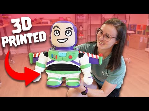 3D Print Farm Day in the Life - Printing Buzz Lightyear at 250% - Qidi Q2 Unboxing