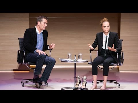 Cara Delevingne interviewed by Rupert Everett
