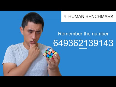 Rubik's Cube Champ takes on Human Benchmark Test