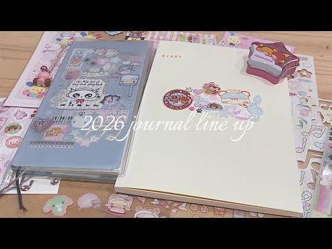 my 2026 journal lineup ᯓ★ | hobonichi weeks + midori diary