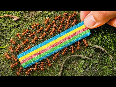 ПРОВЕРЯЕМ СКОЛЬКО СМОГУТ УТАЩИТЬ МУРАВЬИ