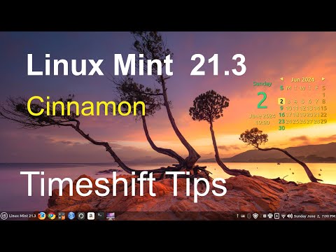 Linux Mint 21.3 - Cinnamon - Timeshift Tips.