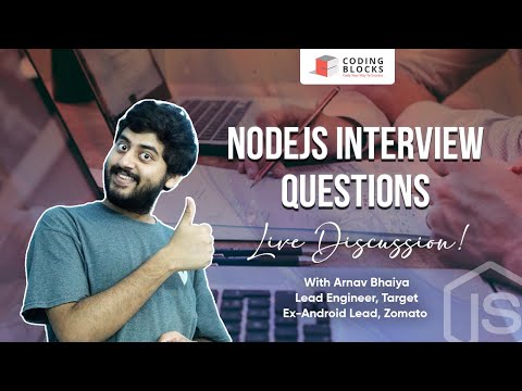 NodeJS Interview Questions l Live Discussion with Arnav Gupta | JavaScript Interview | System Design
