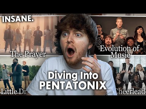 DIVING INTO PENTATONIX! (The Prayer, Evolution of Music, Little Drummer Boy, Cheerleader | Reaction)