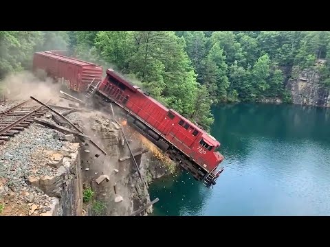 Unbelievable Train Moments Caught on Camera