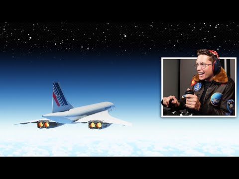 FLYING THE CONCORDE TO THE EDGE OF SPACE (SUPERSONIC PASSNGER JET)