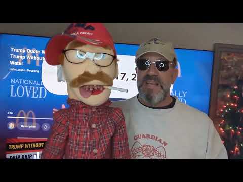 🤐🤤Stupid Trump supporter hears Trump's words read by others!😅Trump without Trump. 🫡🇺🇲