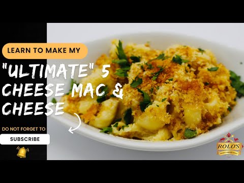 HOW TO MAKE MY "ULTIMATE" 5 CHEESE SMOKED MAC & CHEESE - Cheese Mac & Cheese | CHEF ROLO