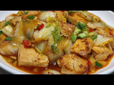 白菜豆腐要想做得好吃,一定要學會這些步驟和技巧【留意美食】#白菜豆腐 #白菜豆腐做法 #家常菜技巧 #素菜料理