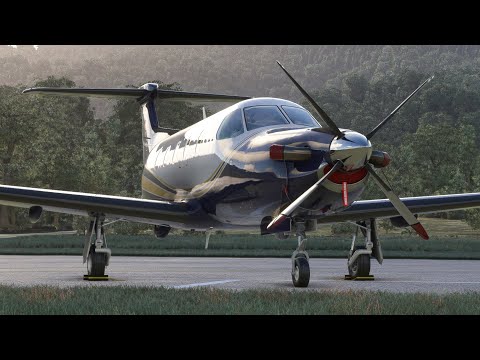 First look at the SimWorks Studios Pilatus PC-12 in Microsoft Flight Simulator