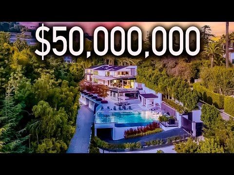 Touring a Bel Air Mega Mansion equipped for 50 Supercars!