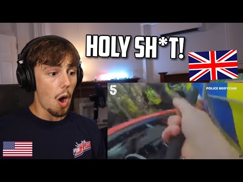 American Reacts to UK Police Chase!
