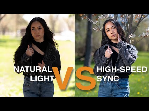 Portraits with Off-Camera FLASH & HIGH SPEED SYNC (Sony A7IV + Godox AD200)