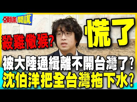 "我們都是沈伯洋"搞台獨被通緝離不開台灣了? | 沈伯洋把全台灣人拖下水?【頭條開講】精華版  @中天新聞CtiNews