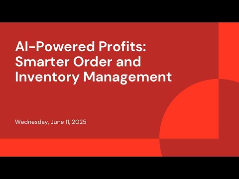 AI-Powered Profits: Smarter Order and Inventory Management