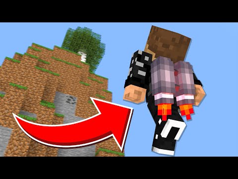 How easy is Hardcore Minecraft with a JETPACK?!