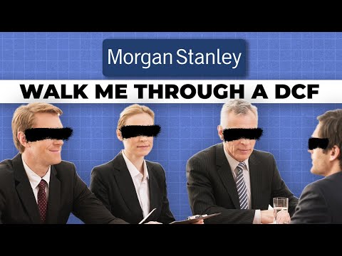 Watch me nail Morgan Stanley's interview question on DCF (Discounted Cash Flow)!