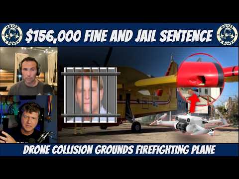 Gamer Crashes Drone Into Firefighting Plane — Pilots React