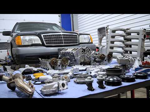 What Does It Take To Rebuild The V12? - 300 Hours In 1 Episode - Mercedes-Benz W140 S600 Part 3