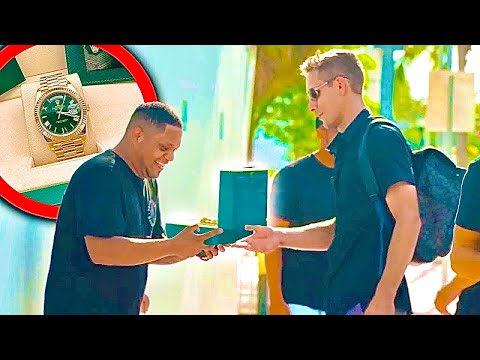 Asking What Time it is, Then Gifting A Rolex
