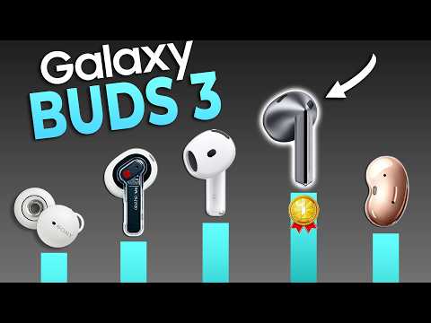 THE BEST! 🔥 Samsung Galaxy Buds3 (Scored & Ranked)