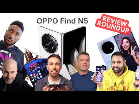 OPPO Find N5: Thinnest Foldable? - Ultimate Review Roundup (feat. MKBHD, Mrwhosetheboss, Tech Spurt)