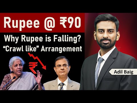 Why Rupee Hit ₹90 per Dollar? | Depreciation, RBI Strategy & IMF Crawl-Like Arrangement | Adil Baig