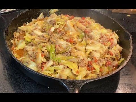 Cabbage and Ground Beef