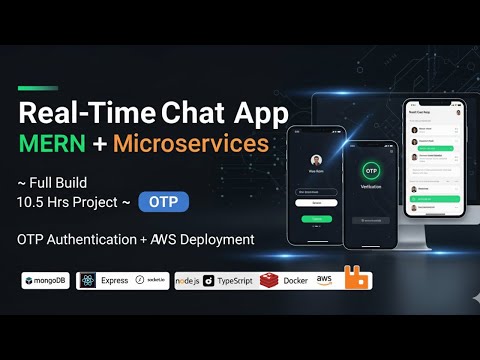 Build a Real-Time Chat App with MERN, RabbitMQ & Microservices | Socket.IO, Redis, AWS Deployment