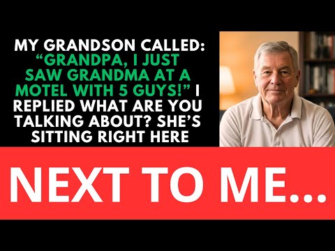 My grandson called “Grandma in a motel with 5 men!” I just asked “Excuse me!”