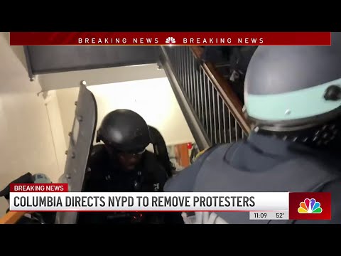 NYPD arrests around 100 protesters at Columbia University | NBC New York