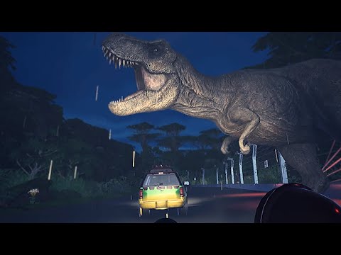 INCREDIBLE Jurassic Park Horror Game... In... Fortnite..?
