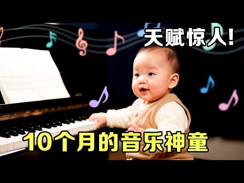天赋惊人!10个月的音乐神童,一听到音乐就瞬间入迷,忍不住摇摆做动作!【家有好baby】