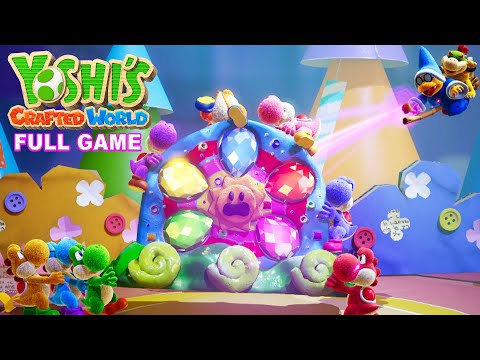 Yoshi's Crafted World Full Game Walkthrough (No Damage)