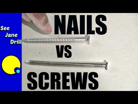 Nails vs. Screws: Which Should I Use?